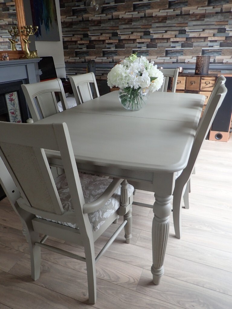 Shabby Chic Dining Table Ans 6 Chairs In Urmston Manchester Gumtree