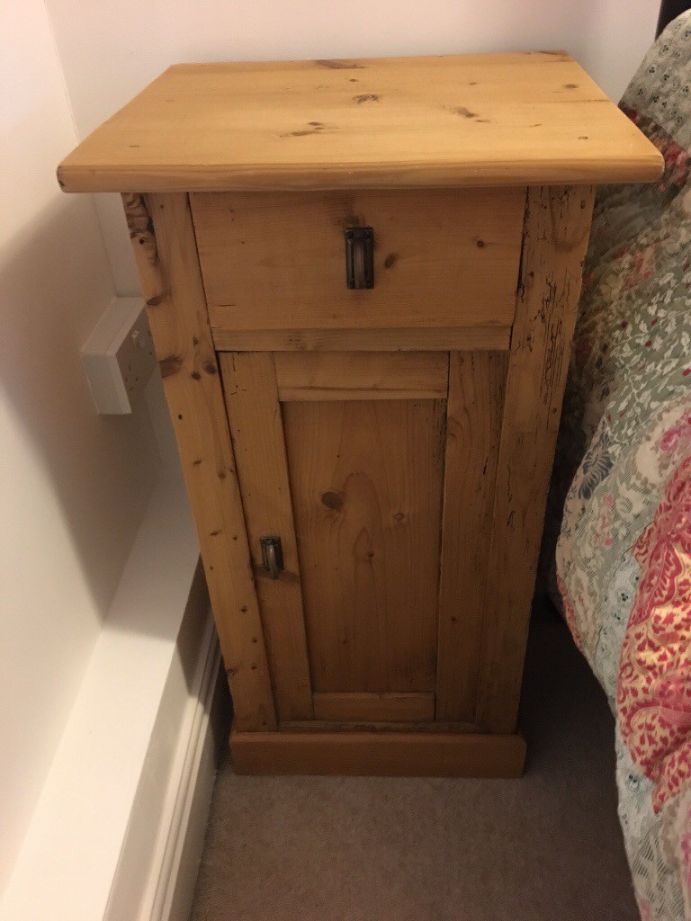 Antique pine bedside table in Harleston, Norfolk Gumtree