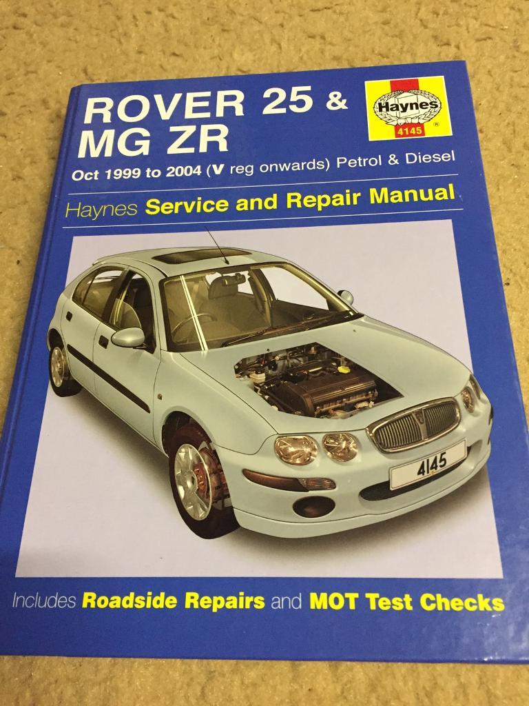 Haynes Rover 25/MG ZR owners manual