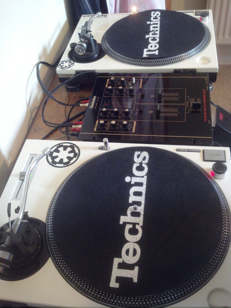 Technics 1210 x 2 + Technics SHDJ1200 Mixer DJ Setup in Bournemouth