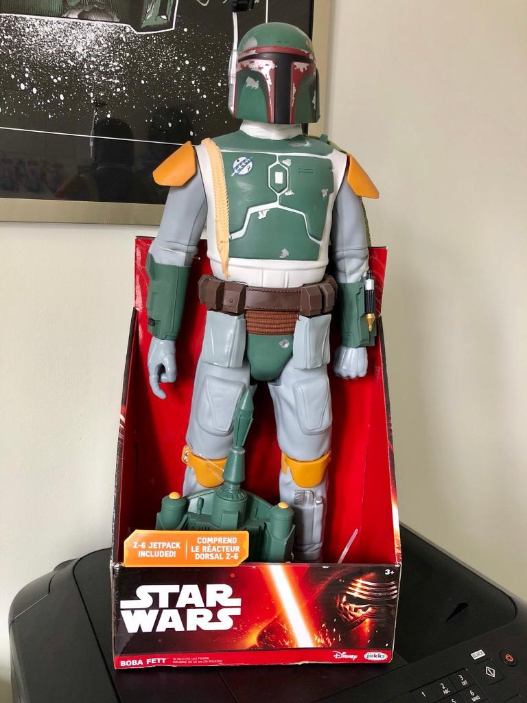 STAR WARS BOBA FETT 18 inch figure in Ratby, Leicestershire Gumtree