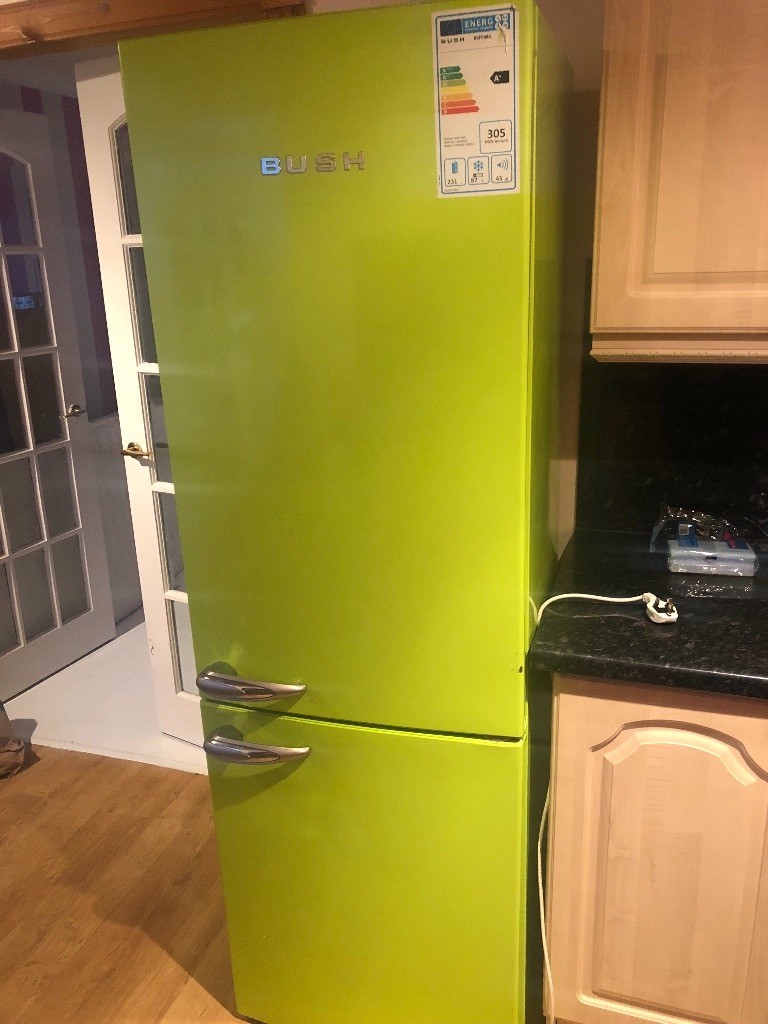 Lime green tall Fridge freezer in Motherwell, North Lanarkshire Gumtree