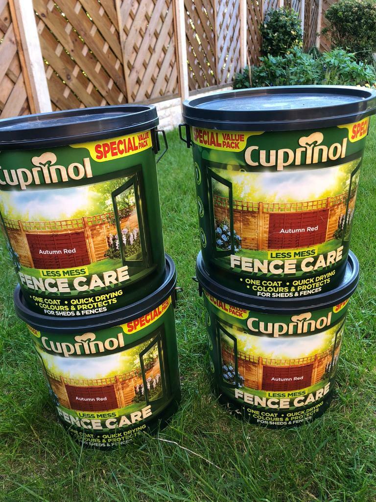 Timber paint 4x Cuprinol fence care 6ltr in Syston, Leicestershire Gumtree