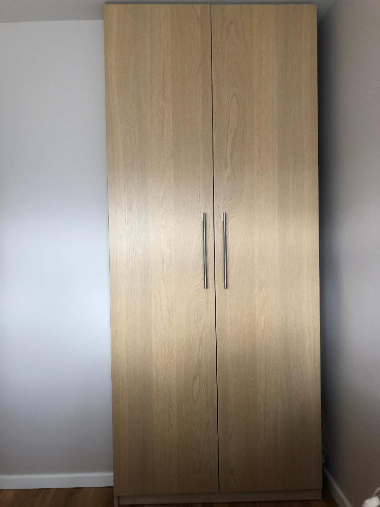 PAX wardrobe. White stained oak effect. in Swindon, Wiltshire Gumtree