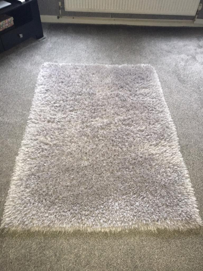 Large grey fluffy rug in Sheffield, South Yorkshire Gumtree