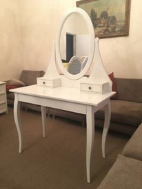 2 Chest Of 4 Drawers 80x100 Malm Ikea White Gloss Wood In