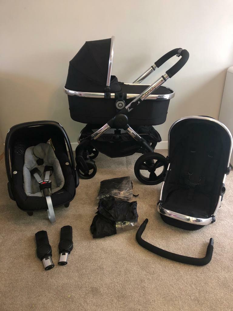 Icandy Peach 3 Travel System! I Candy Pushchair, Carrycot & Maxi Cosi