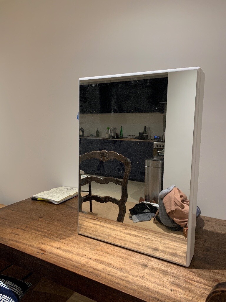 Slimline Single Door Mirrored Cabinet Brand New Rrp 150 In