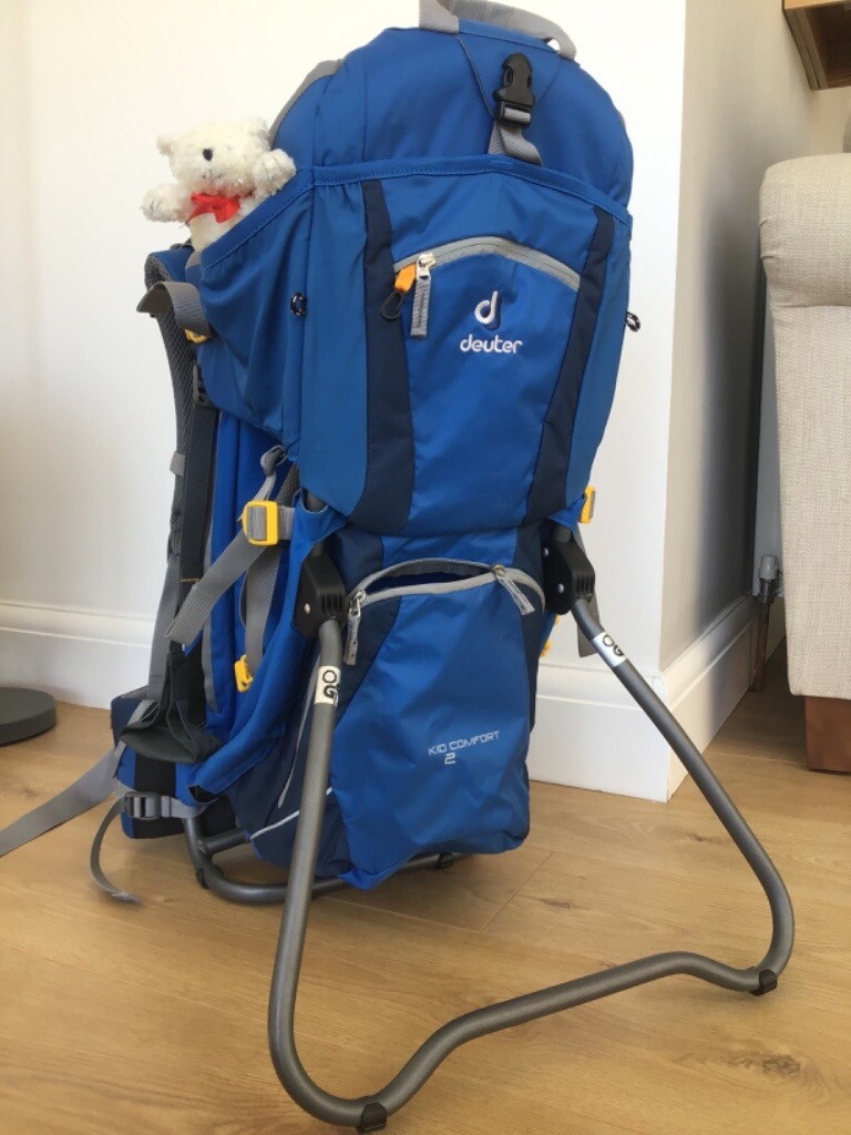Deuter Kid Comfort 2 Baby Toddler Back carrier Rucksack + Sun Shade