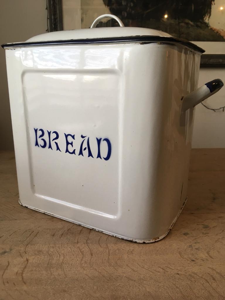 Vintage Enamel Bread Bin in Brighton, East Sussex Gumtree