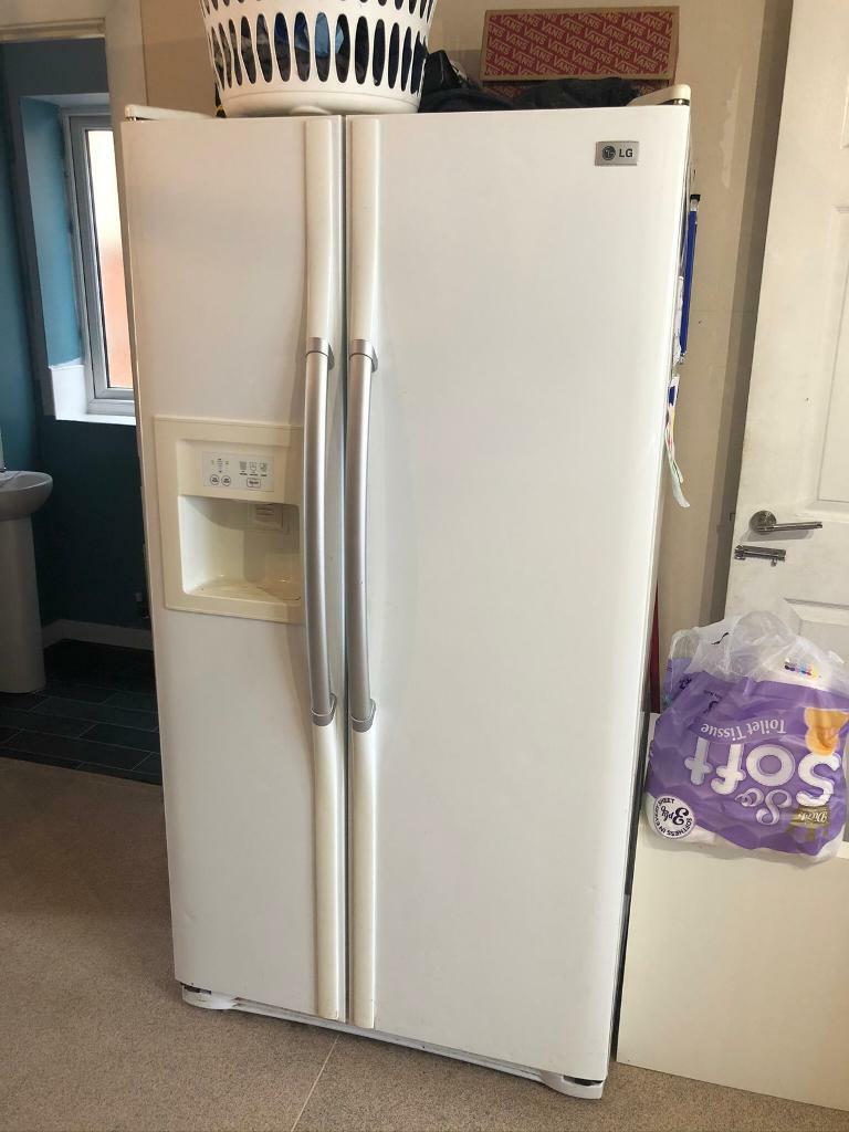 LG white American fridge freezer in Mexborough, South Yorkshire Gumtree
