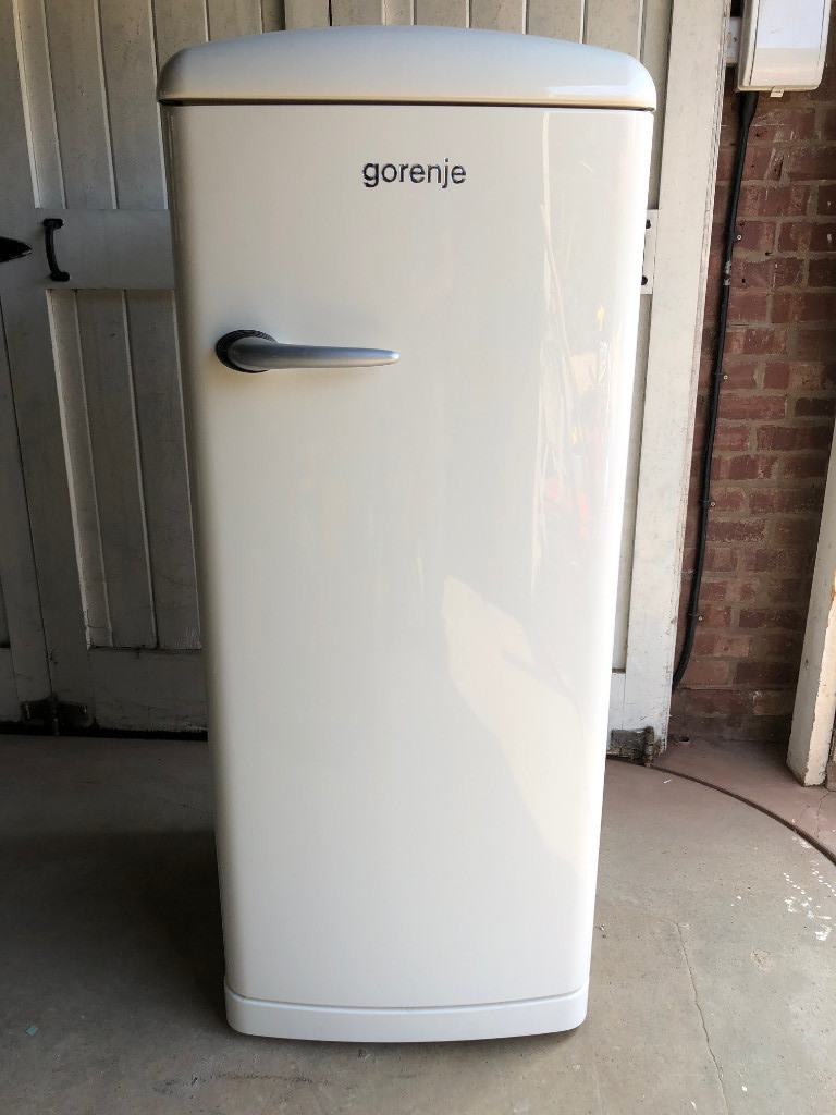 Gorenje retro fridge in vanilla cream in South Wootton, Norfolk Gumtree