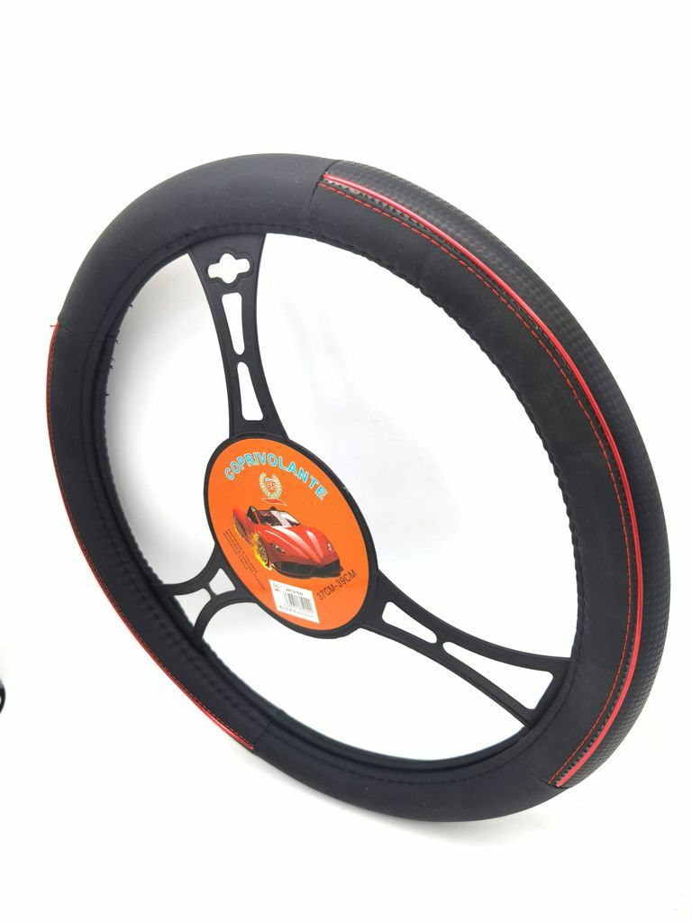 Coprivolante Copri Volante Auto Nero 37-39cm Con Presa Comfort 02027 sus