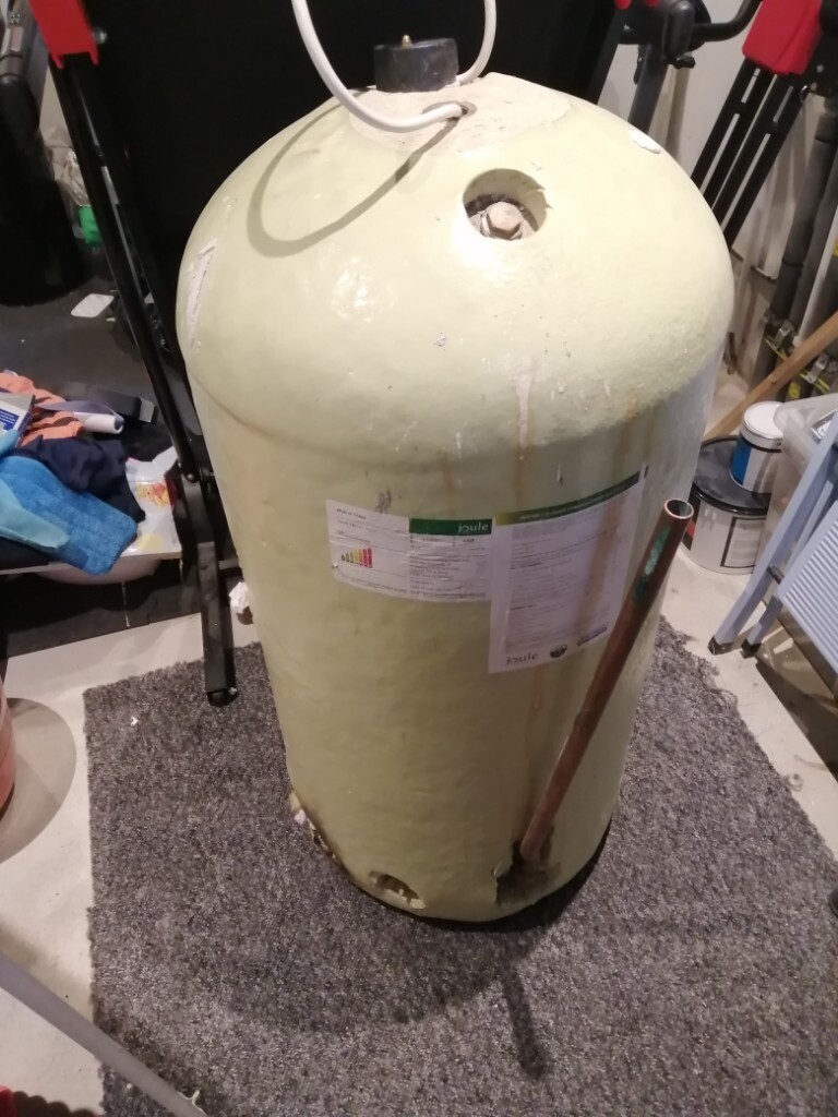 Insulated copper hot water tank in Londonderry, County Londonderry