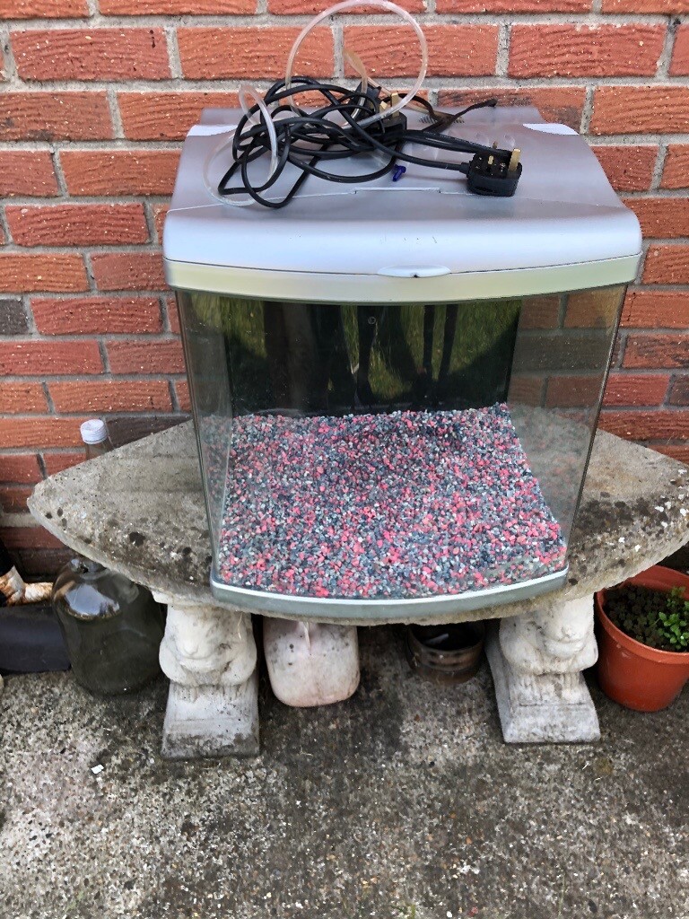 Silver fish tank Aquarium excellent condition in Canvey Island, Essex