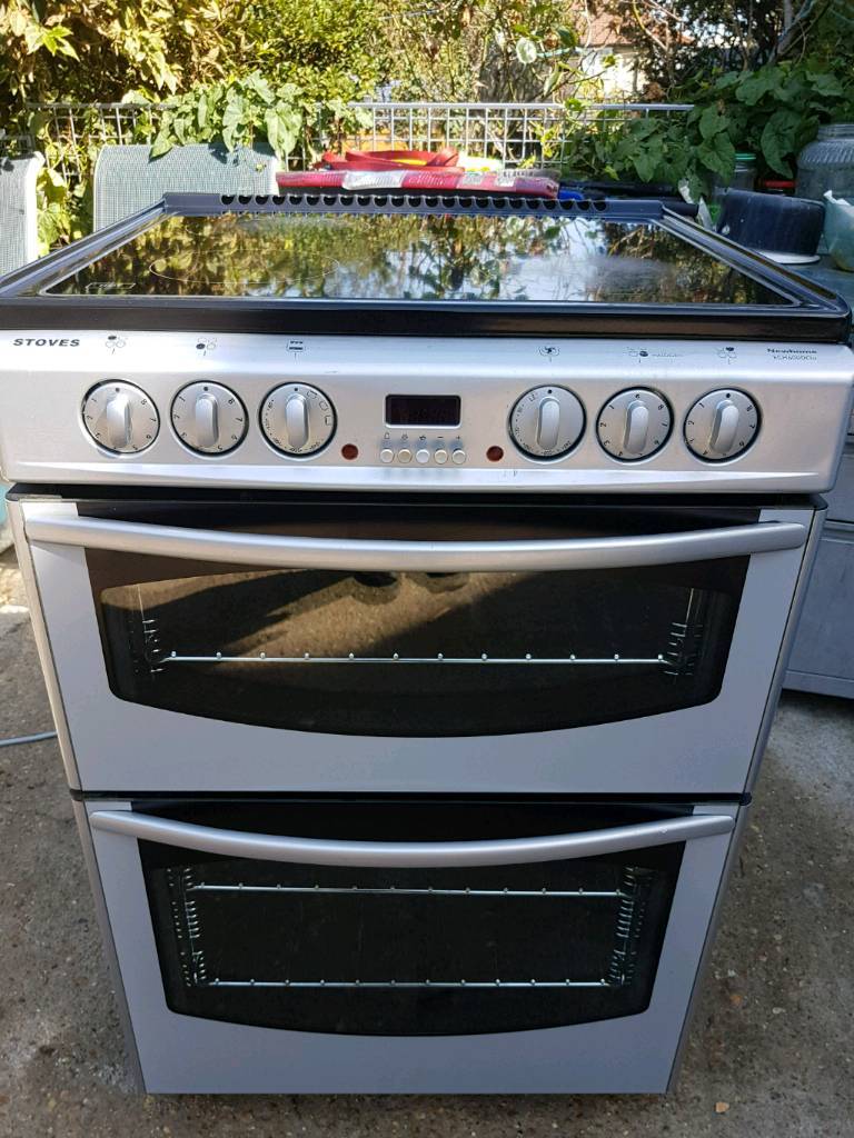 Stoves NEWHOME ECH600DOa electric cooker silver 60cm in Dagenham