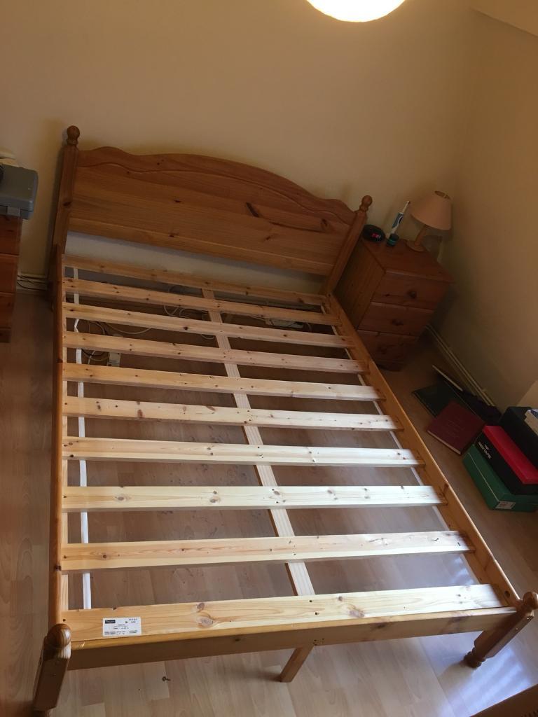 King size Pine Bed in Torquay, Devon Gumtree