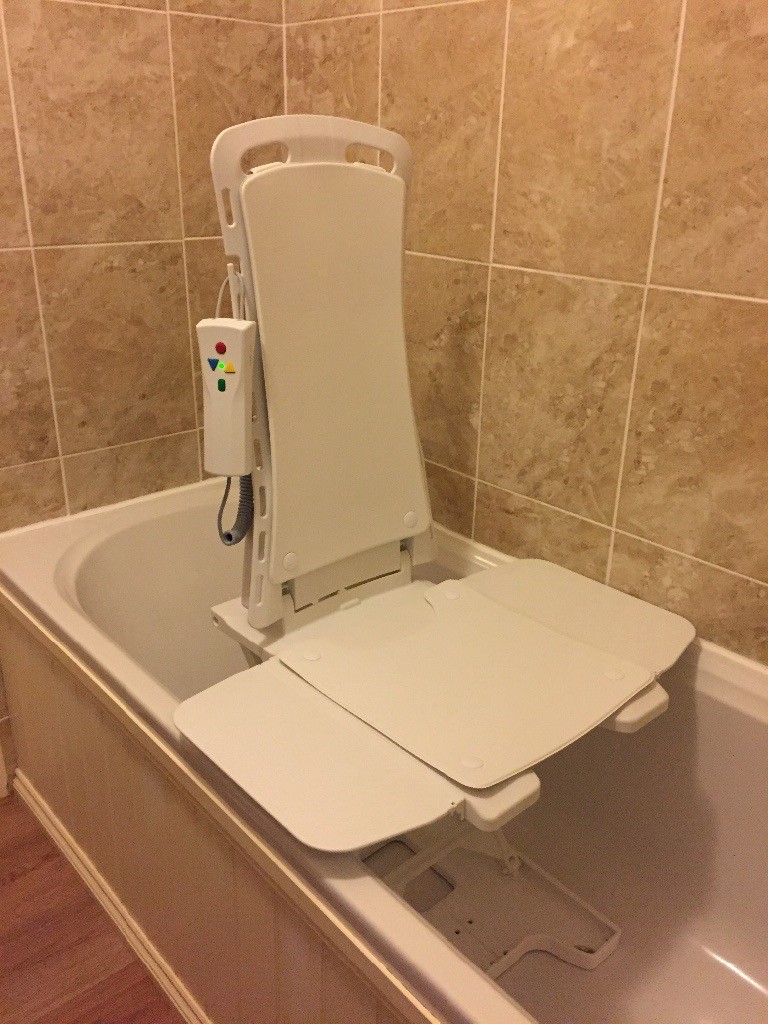Bath lift. Bellavita Drive bathlift with lithium ion battery in