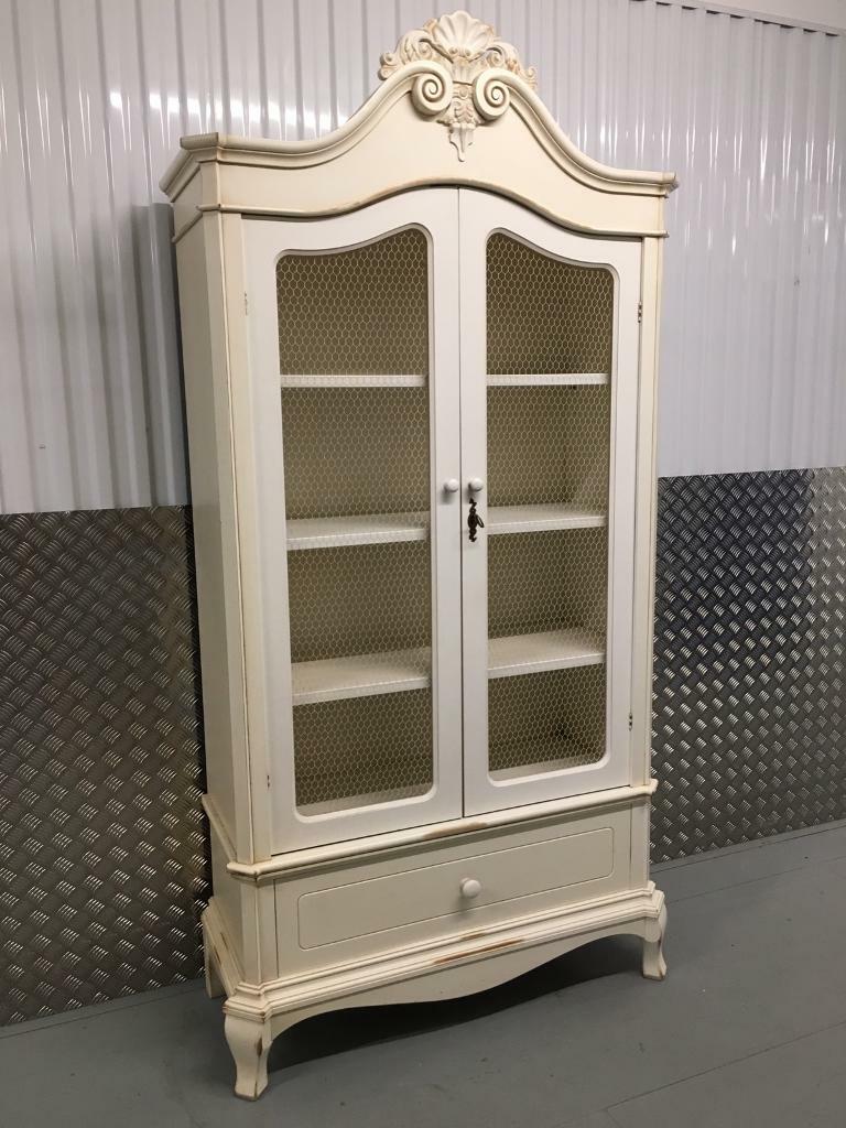 Laura Ashley Versailles Shabby Chic Armoire Larder Linen Cupboard