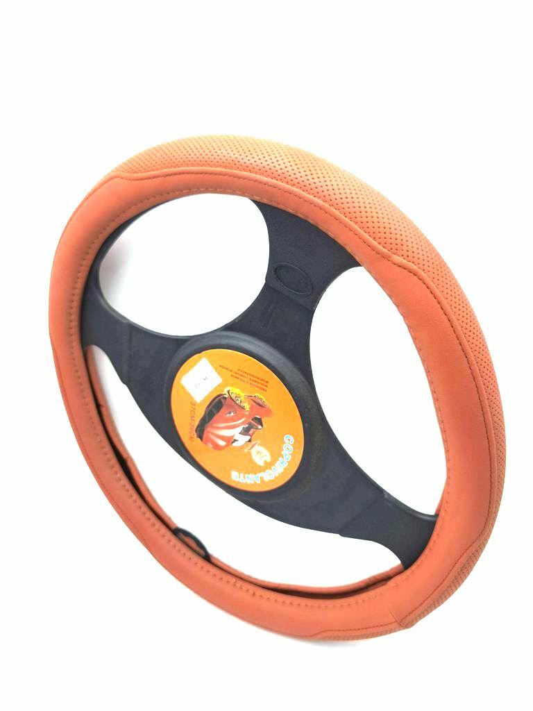 Coprivolante Copri Volante Auto Arancione 37-39cm Con Presa Comfort 02037 sus