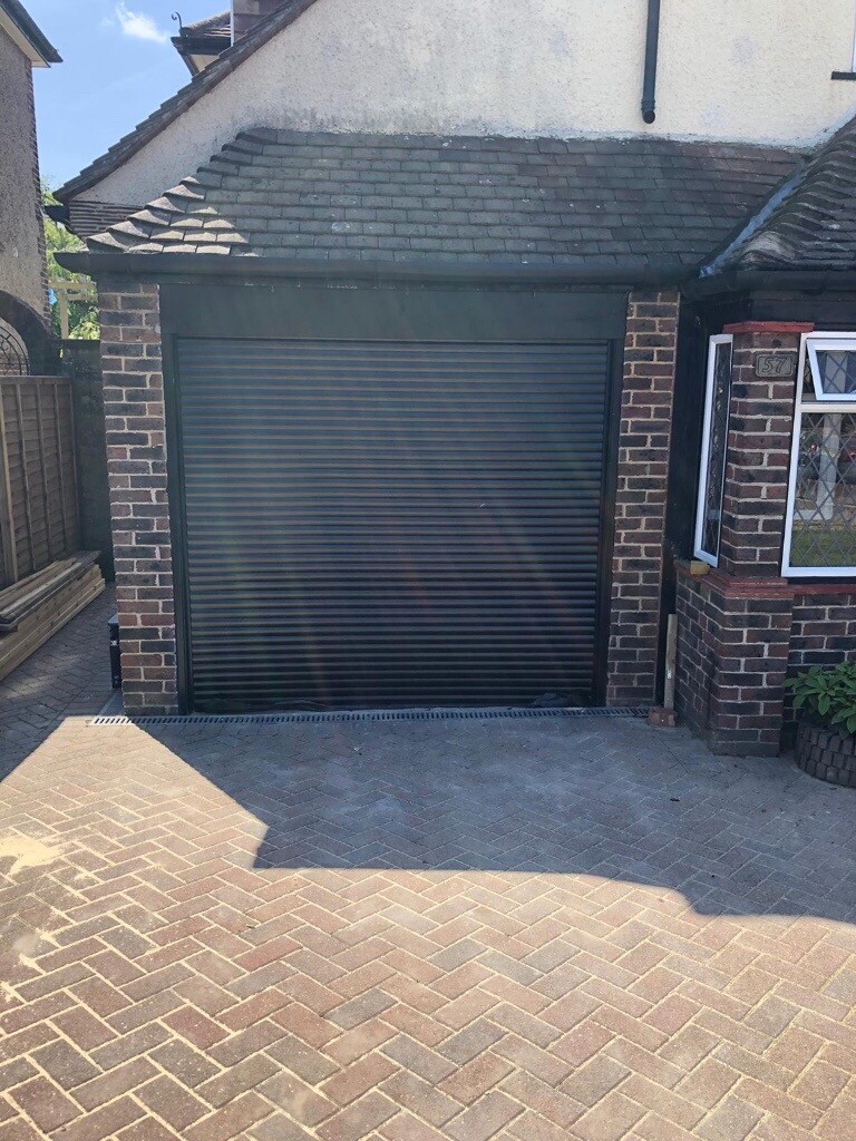 Electric Roller Garage Door Black With Remote In South Croydon London Gumtree