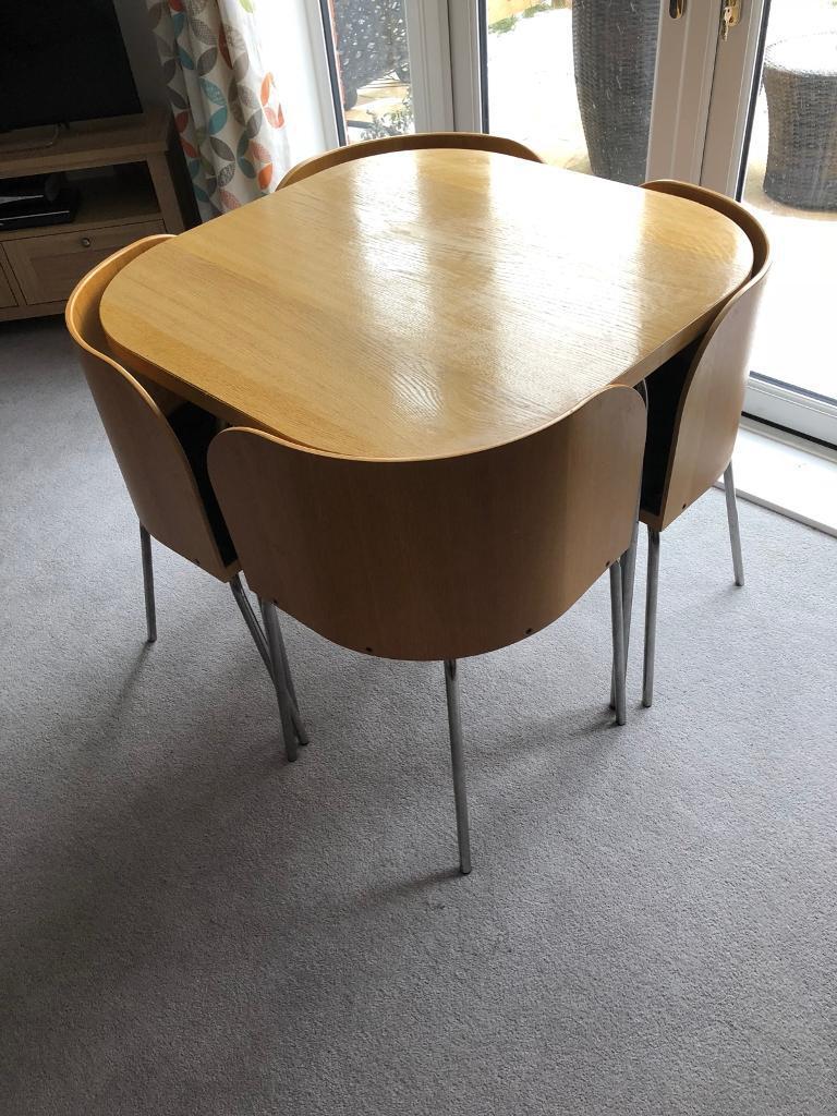 Ikea Space-saving Table & 4 Chairs | in Wallingford, Oxfordshire | Gumtree