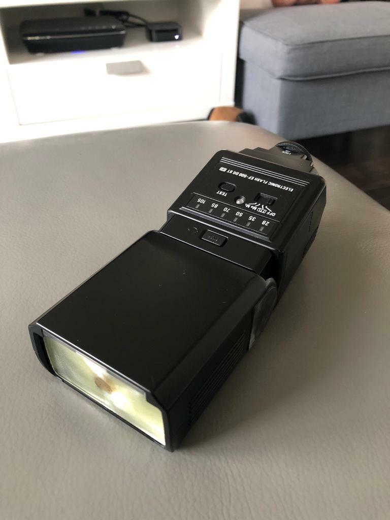 Sigma flash (with case) & Canon off cord flash connector in Poole, Dorset Gumtree