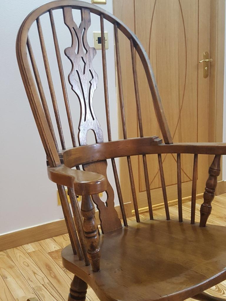 Wooden Rocking chair hardly used in VGG. | in Peterhead, Aberdeenshire