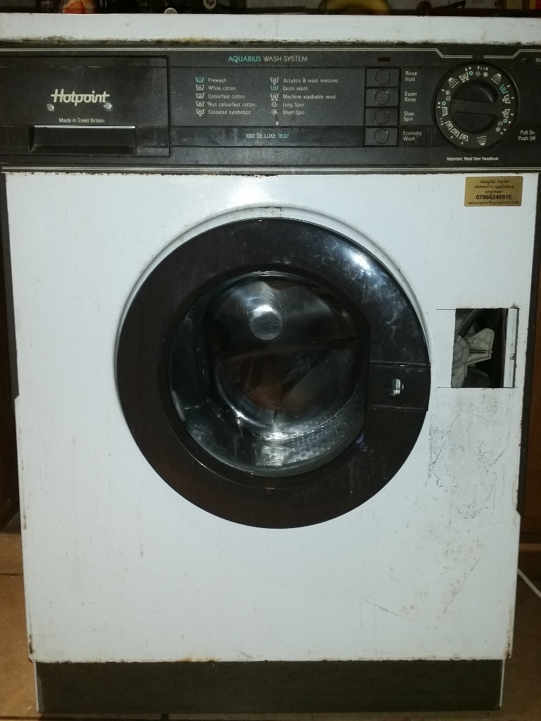 British made Hotpoint 1000 DE LUXE 9537 stopped workingfor parts