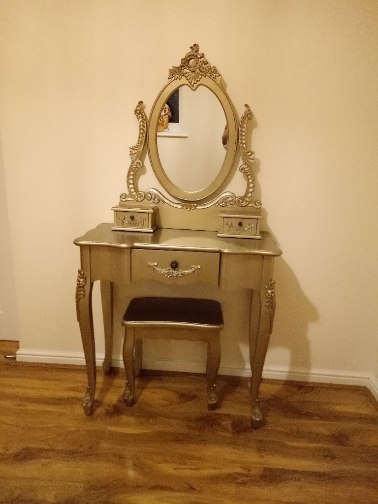 Toulouse Gold Dressing Table Set in Ashford, Kent Gumtree