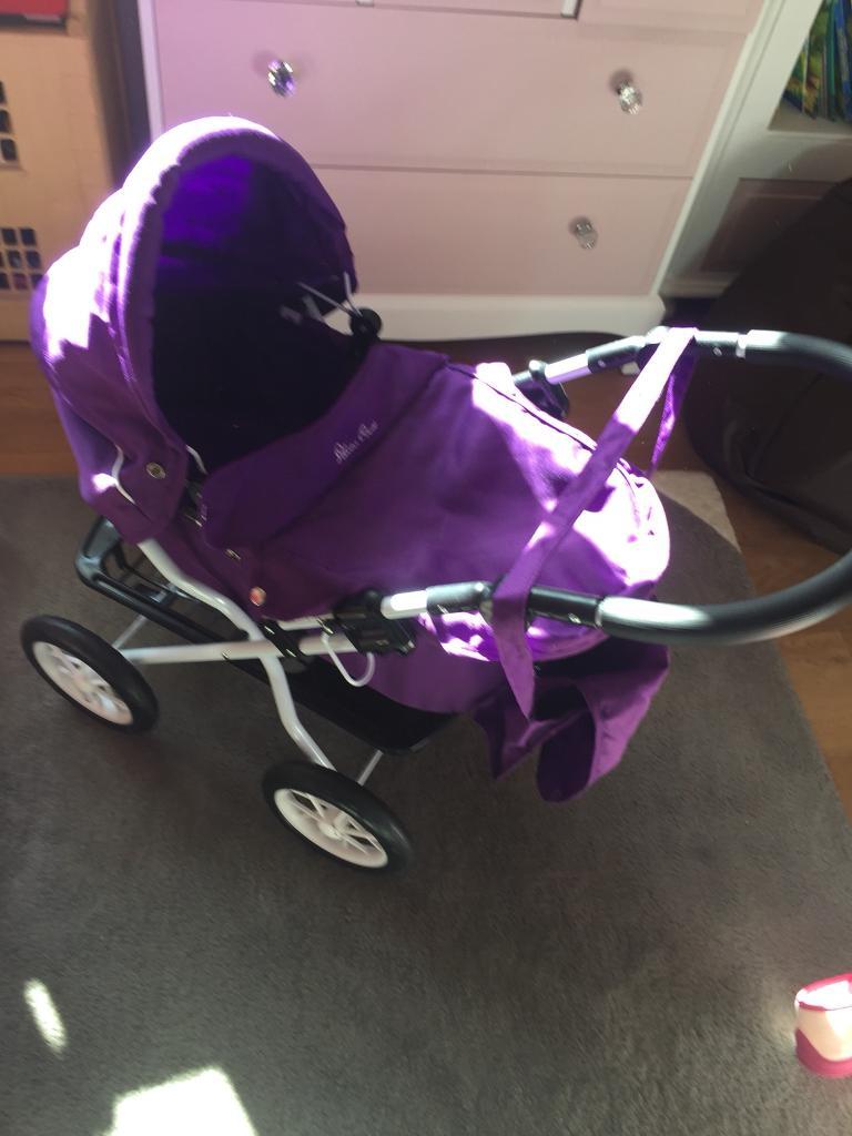 Silver cross purple dolls pram (like new) in Perth, Perth and Kinross Gumtree