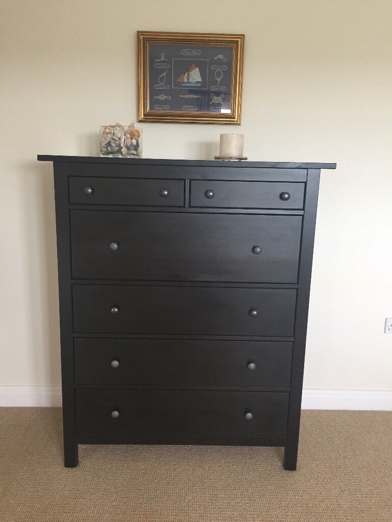 Ikea Hemnes Chocolate Brown 6 Drawer Dresser In Ashbourne