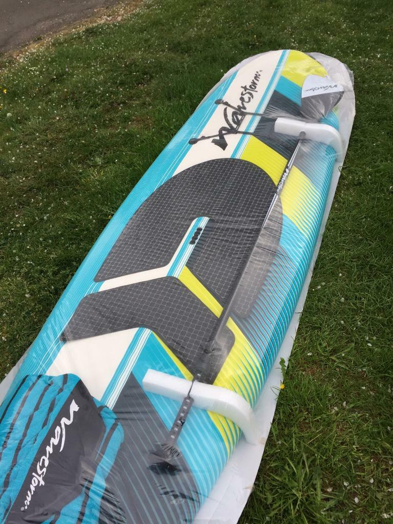 Fine Tuned Wavestorm 9ft 6 Inch Stand Up Paddle Board With Adjustable