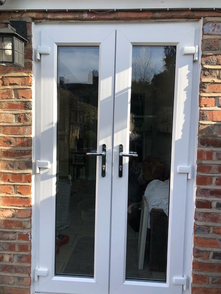 UPVC White Frame Double Doors in Bowdon, Manchester Gumtree