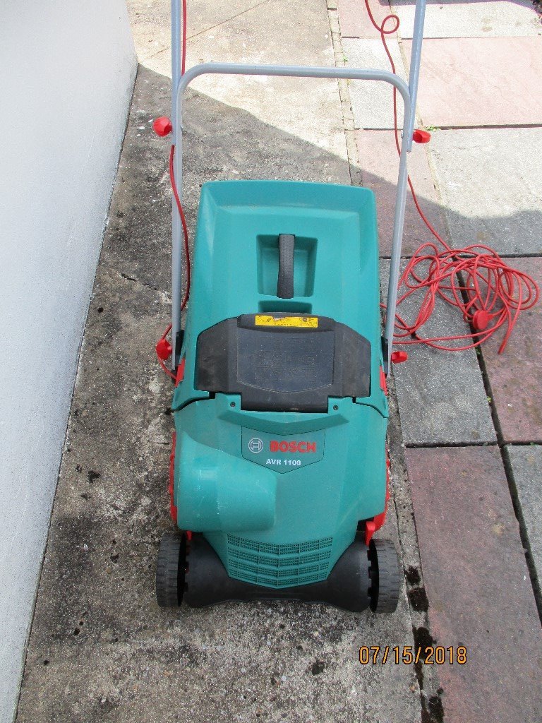 bosch avr 1100 verticutter electric lawn scarifier
