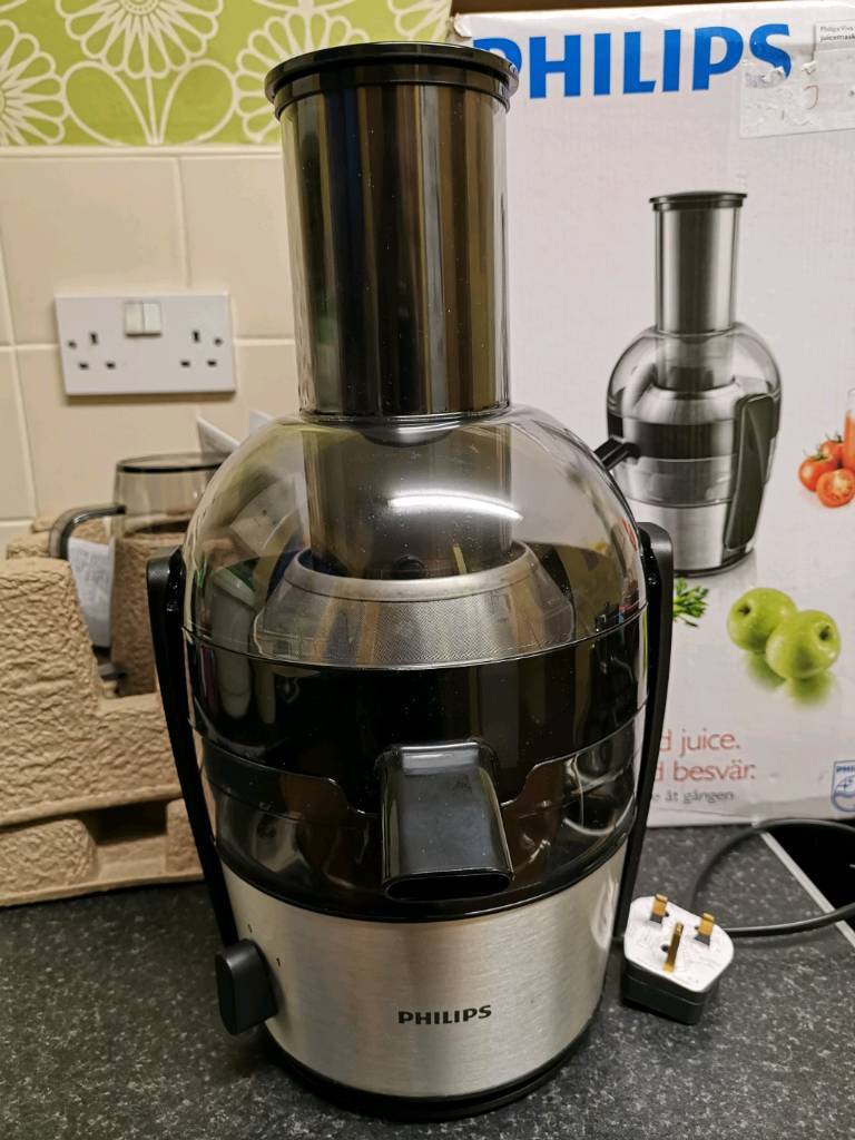 Philips Viva Collection 700 W Juicer HR1863 in brushed Aluminium in