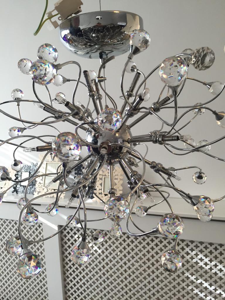 John Lewis Nebula 24 Crystal Chandelier Ceiling Light in Bordesley Green, West Midlands Gumtree