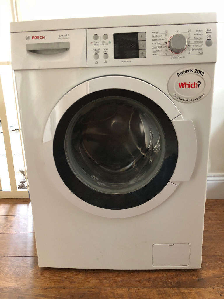 Bosch Exxcel 8 Vario Perfect 8kg 1400 spin Washing Machine in