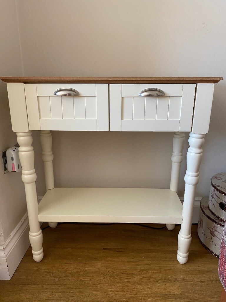 Small cream console table from Argos in Knightswood, Glasgow Gumtree