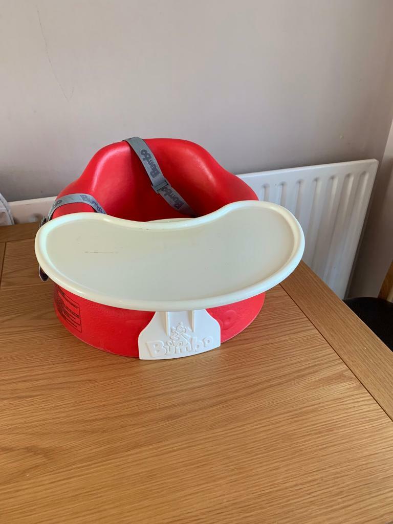 Bumbo Seat with tray in Four Winds, Belfast Gumtree