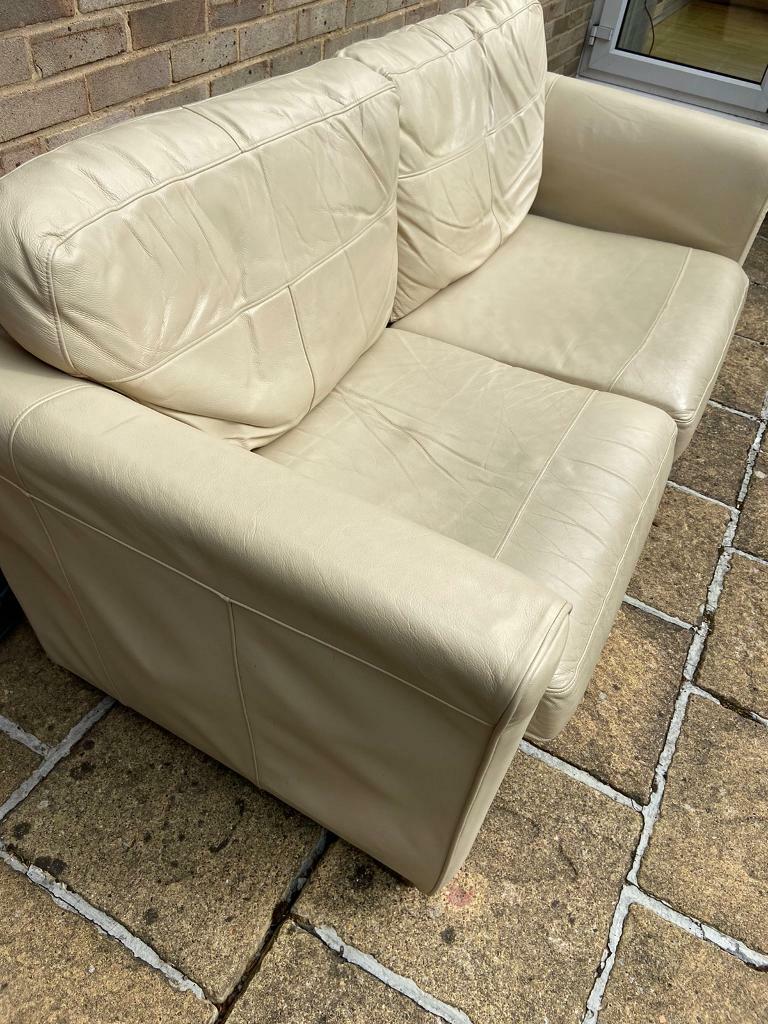 Next Leather 3 seater Sofa. in Hazlemere, Buckinghamshire Gumtree