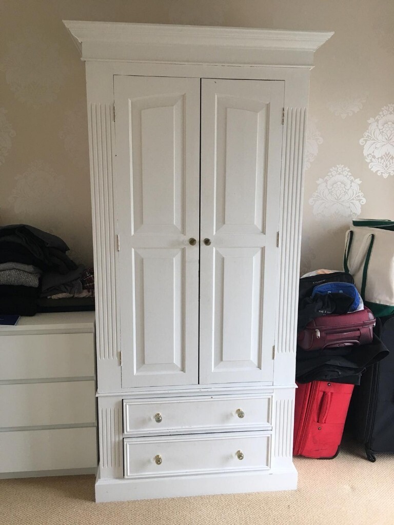 Solid White Painted Pine Wardrobe In Norbury London Gumtree