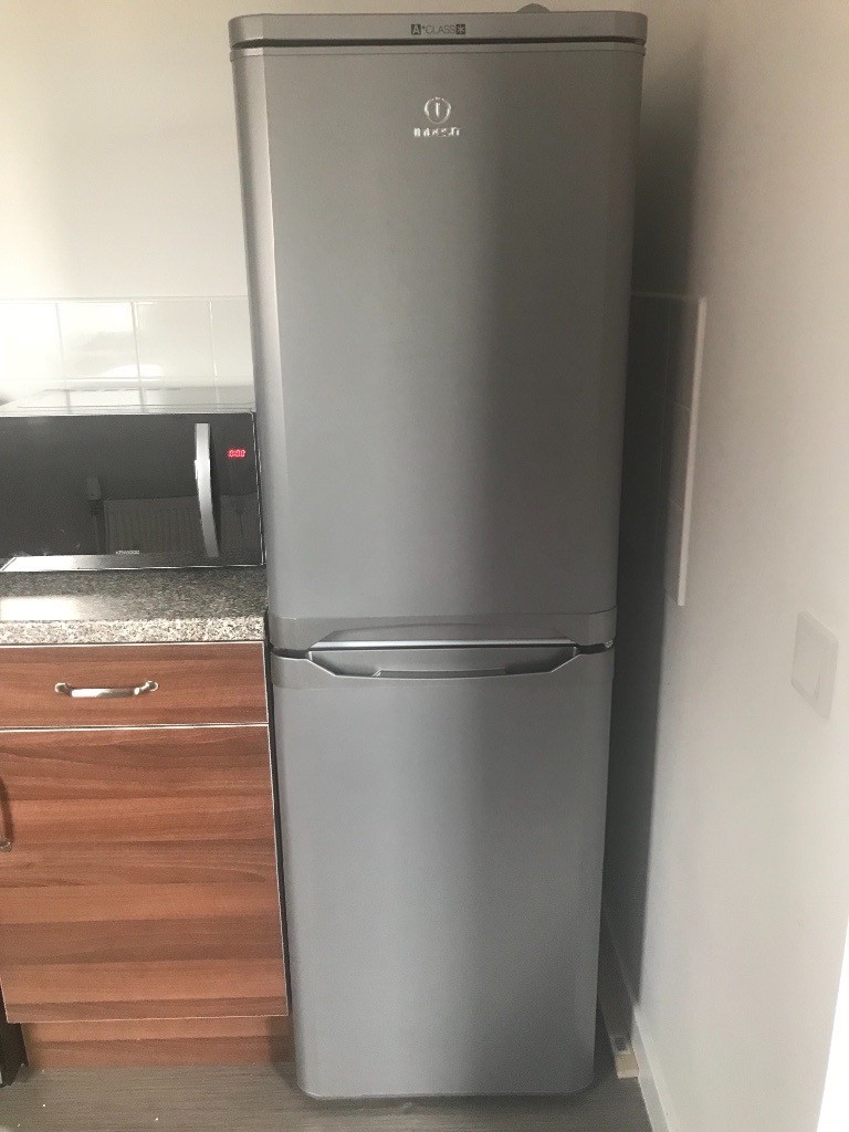 Indesit 55cm silver fridge freezer in Edinburgh Gumtree