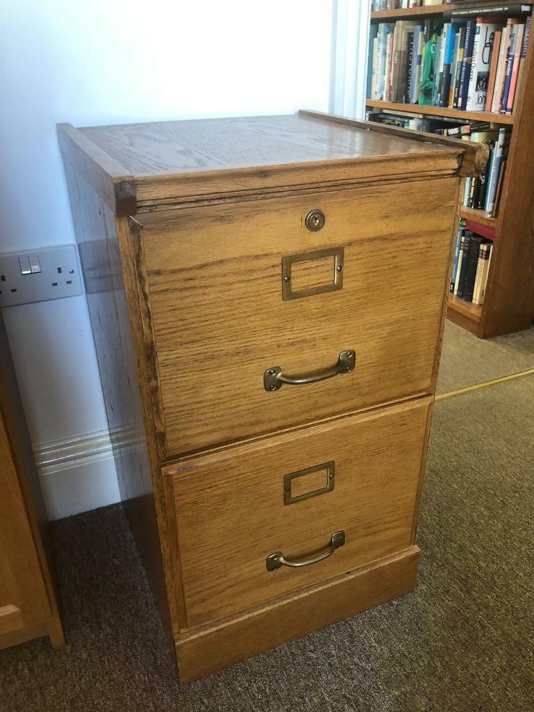 Solid Oak Filing Cabinet In Woodbury Devon Gumtree