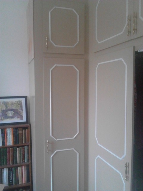 Very Large Dismantled Wardrobe Wood Laminated Chipboard