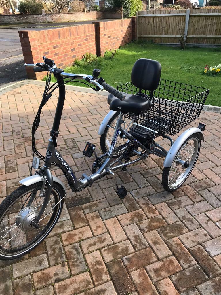 Mission Space Genie 20” wheel folding electric tricycle in Gosport