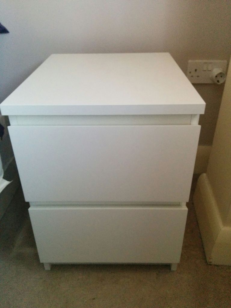 KULLEN Chest of 2 drawers, white | in Ealing, London | Gumtree