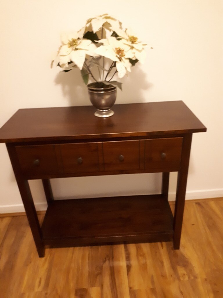 Dark Wood Console Table in Kirkintilloch, Glasgow Gumtree
