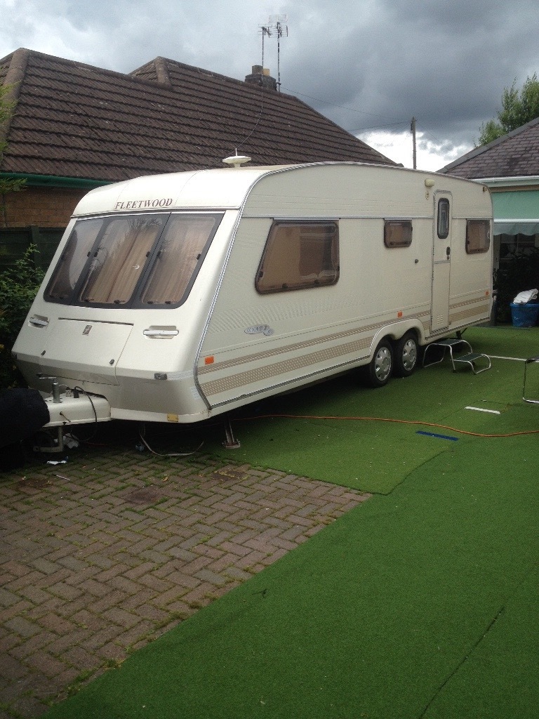 Fleetwood Colchester twin axles 4 Beth caravan for sale in Burbage