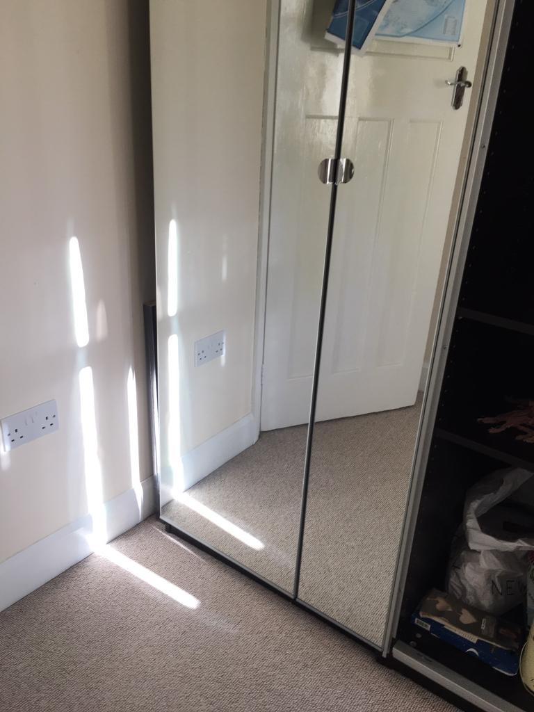 Ikea wardrobe with mirror doors in Maidstone, Kent Gumtree